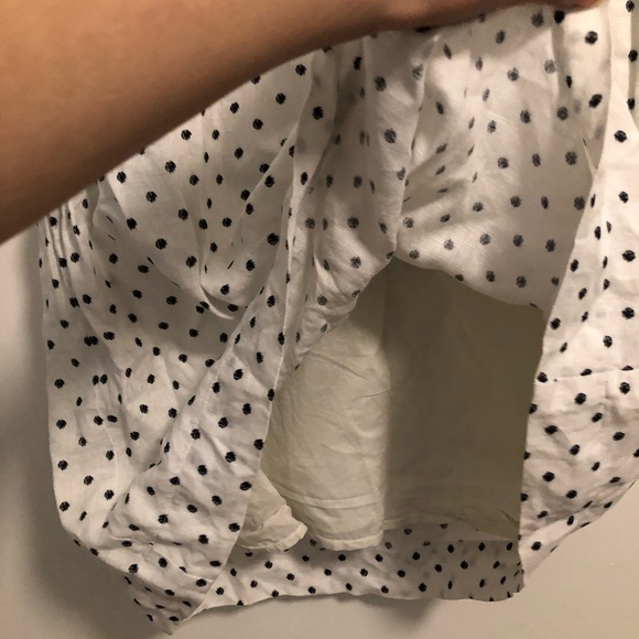 Loft linen polka dot shirt dress - Picture 3 of 4